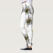 Graue Flower Print Leggings (Links)