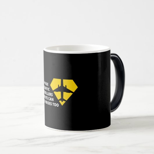 Graue Fluglotsen, damit der Pilot Verwandlungstasse (VorderseiteRechts)