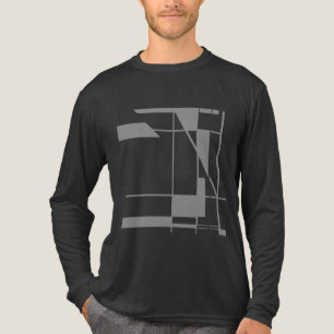 Graue Formen Linien MCM inspiriert Geometric Abstr Tri-Blend Shirt