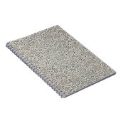 Graue Formen Muster Notebook Notizblock (Rechte Seite)