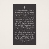 Graue Foto-Gedenkkarte (Rückseite)