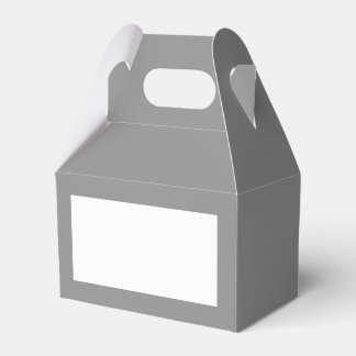 Graue Gable Favor Box Geschenkschachtel