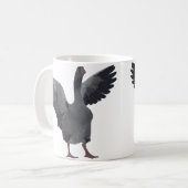 Graue Gans auf Tasse (Vorderseite Links)