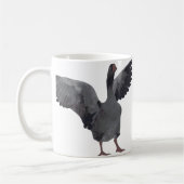 Graue Gans auf Tasse (Links)