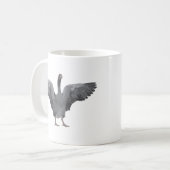 Graue Gans-Tasse Kaffeetasse (Vorderseite Links)