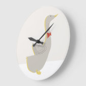 Graue Gans-Wanduhr Große Wanduhr (Winkel)
