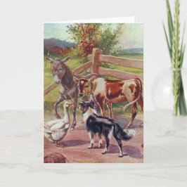 Graue GansMit all seinen Freunden Karte