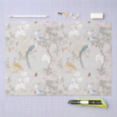 Graue Gärten Chinoiserie Wrapping Paper Seidenpapier (Handwerk)