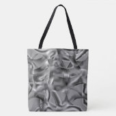 Graue gebogene Formen mit hellen Tönen Tasche (Vorderseite)