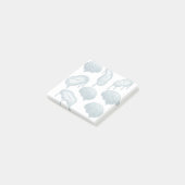 Graue Gehirne und Melkuhren Post-it Klebezettel (angewinkelt)