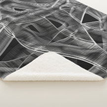 Graue, gekrümmte Bänder, kontrastiert mit geprägte