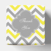 Graue gelbe dunkelgraue LG Zickzack-Graue Bezeichn Geschenkschachtel (Oben)