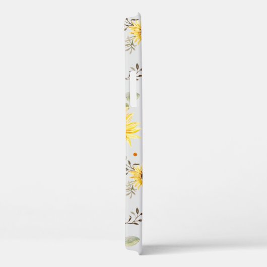 Graue gelbe Hummel Eukalyptus Leaf Case-Mate iPhone Hülle (Rückseite / Rechts)