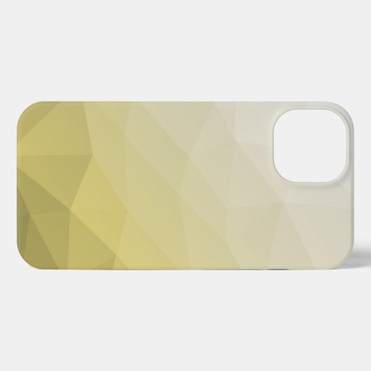 Graue gelbe ombre Mesh cool elegantes Muster iPhone Hülle (Rückseite (Horizontal))