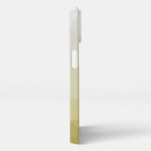 Graue gelbe ombre Mesh cool elegantes Muster iPhone Hülle (Rechte Seite)