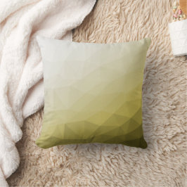 Graue gelbe ombre Mesh cool elegantes Muster Kissen