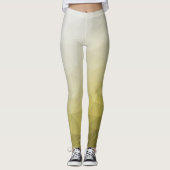 Graue gelbe ombre Mesh cool elegantes Muster Leggings (Vorderseite)