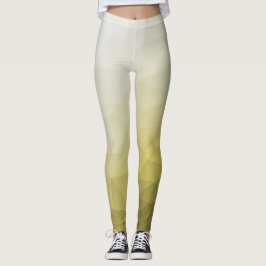 Graue gelbe ombre Mesh cool elegantes Muster Leggings