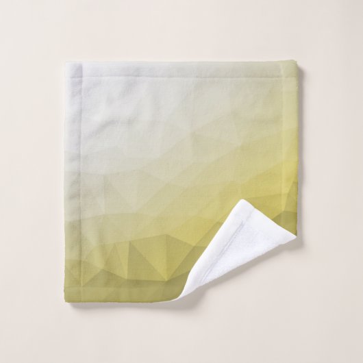 Graue gelbe ombre Mesh cool elegantes Muster Waschlappen (Waschlappen)