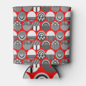 Graue Gemusterte Ovale Dosenkühler (Vorderseite)