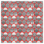 Graue Gemusterte Ovale Stoff (Nahaufnahme)