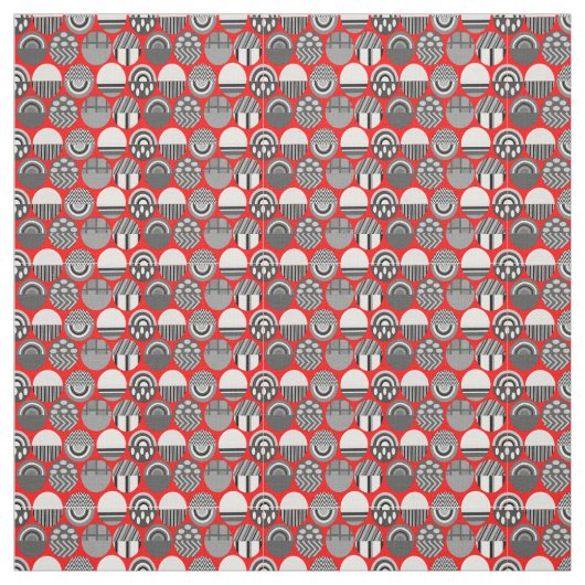 Graue Gemusterte Ovale Stoff (Muster)