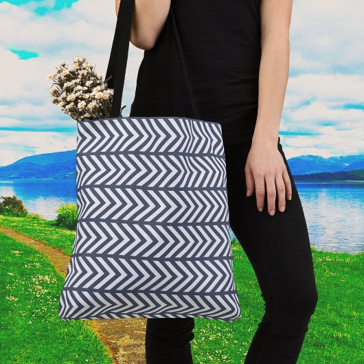 Graue gemusterte Tote-Tasche Tasche