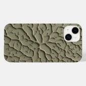 Graue geprägte organische Textur iPhone-Hülle Case-Mate iPhone Hülle (Rückseite (Horizontal))