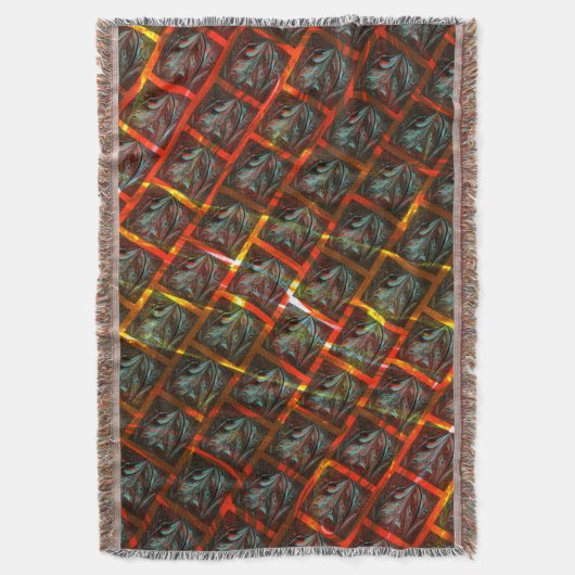 Graue "gerahmte Augen", Grätze, Quadrate oder rote Decke (Vorderseite Vertikal)