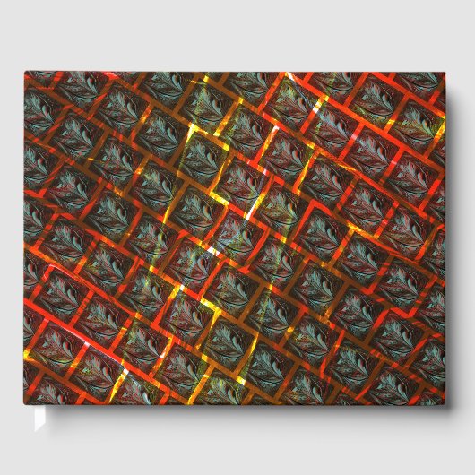 Graue "gerahmte Augen", Grätze, Quadrate oder rote Gästebuch (Vorderseite)