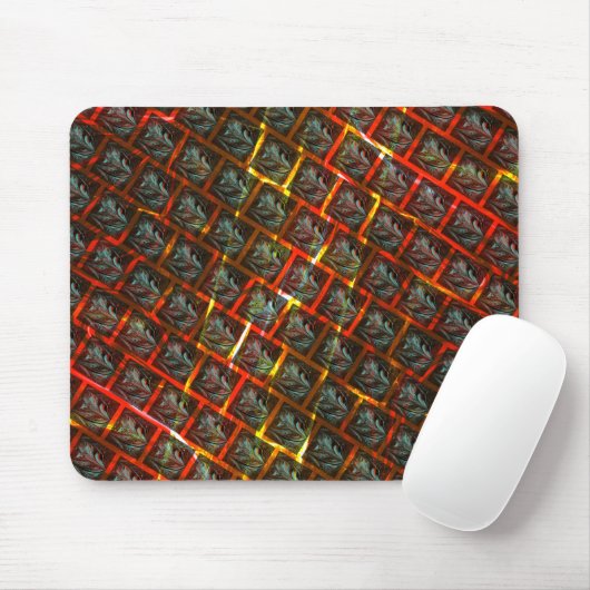 Graue "gerahmte Augen", Grätze, Quadrate oder rote Mousepad (Mit Mouse)