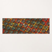 Graue "gerahmte Augen", Grätze, Quadrate oder rote Yogamatte (Vorderseite (Horizontal))