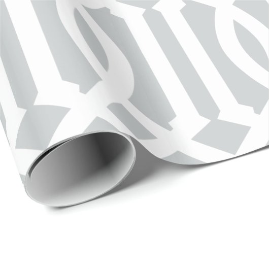 Graue Geschenk-Verpackung des Gitter-| Geschenkpapier (Rolleneckpunkt)