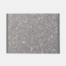 Graue, gesprenkelte Türmatte