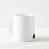 Graue gestreifte Tabby-Katzen-Tasse Kaffeetasse (Vorderseite Links)
