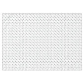 Graue glänzende Herzen niedlich romantisches Muste Tischdecke (Vorderseite (Horizontal))