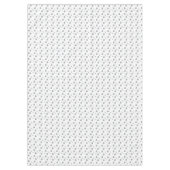 Graue glänzende Herzen niedlich romantisches Muste Tischdecke (Vorderseite)