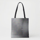 Graue Glitch Art Micro Points Vaporwave Ästhetik Tasche (Vorderseite)