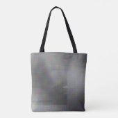 Graue Glitch Art Micro Points Vaporwave Ästhetik Tasche (Rückseite)