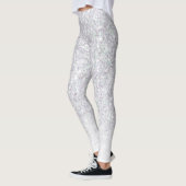 Graue Glitzer Glitzern Leggings (Links)