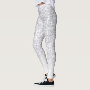 Graue Glitzer Glitzern Leggings