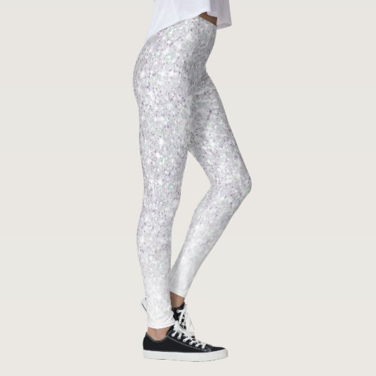 Graue Glitzer Glitzern Leggings (Rechts)