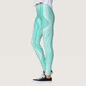 Graue Glitzern mit eigener Marke Personalisiert Leggings (Links)
