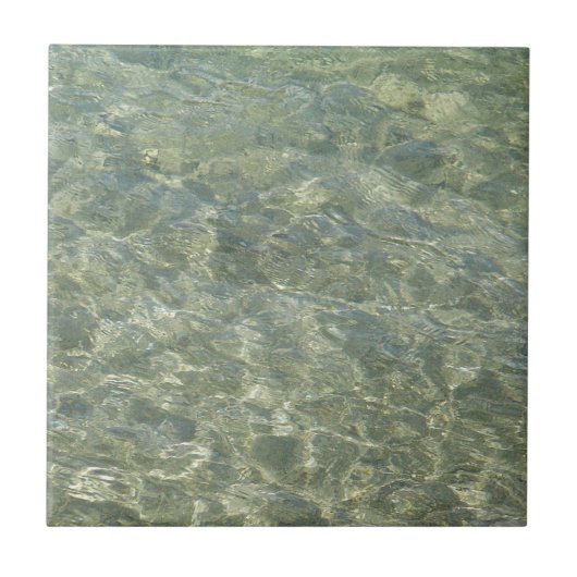 Graue, goldene Wasserfarben Fliese (Vorderseite)