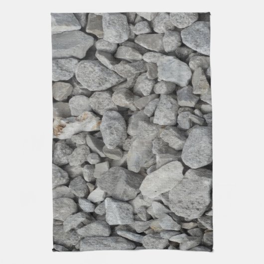 Graue Granit-Kiesel Geschirrtuch (Vertikal)