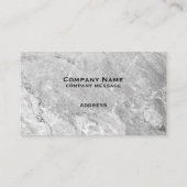 Graue Granit-Visitenkarte Visitenkarte (Rückseite)