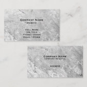 Graue Granit-Visitenkarte Visitenkarte (Vorne/Hinten)