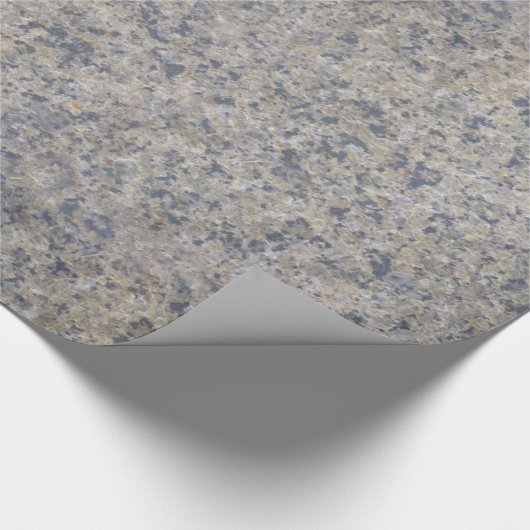 Graue Granitsteintextur Geschenkpapier (Ecke)