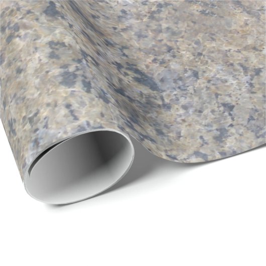 Graue Granitsteintextur Geschenkpapier (Rolleneckpunkt)