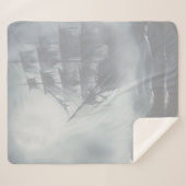 Graue, graue Nebel Piratenschifffahrt Ruhestand Sherpadecke (Vorderseite (Horizontal))